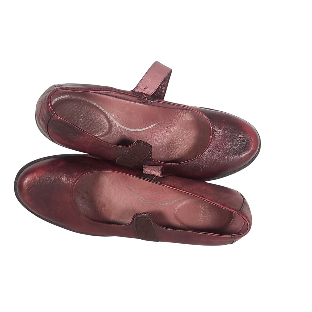 Dansko Adelle Pumps Size EU 40 Brown Mary Janes Wedges Chocolate Cherry US 9.5 - Picture 11 of 12